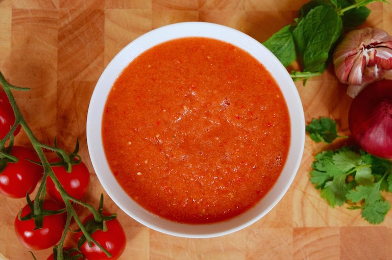 Gazpacho van watermeloen